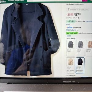 Navy Blue Blazer